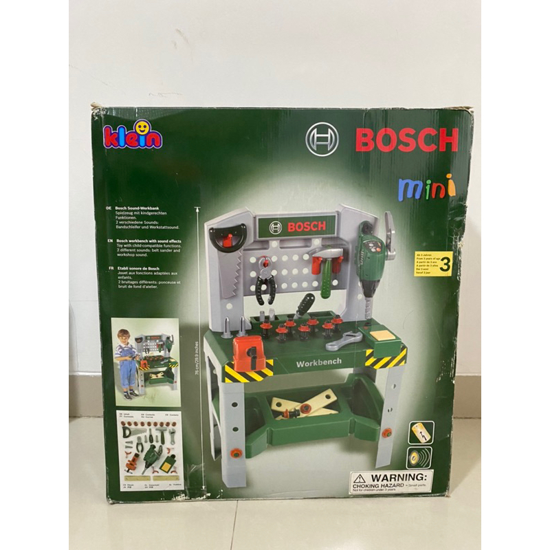 Theo klein bosch store workbench with sound