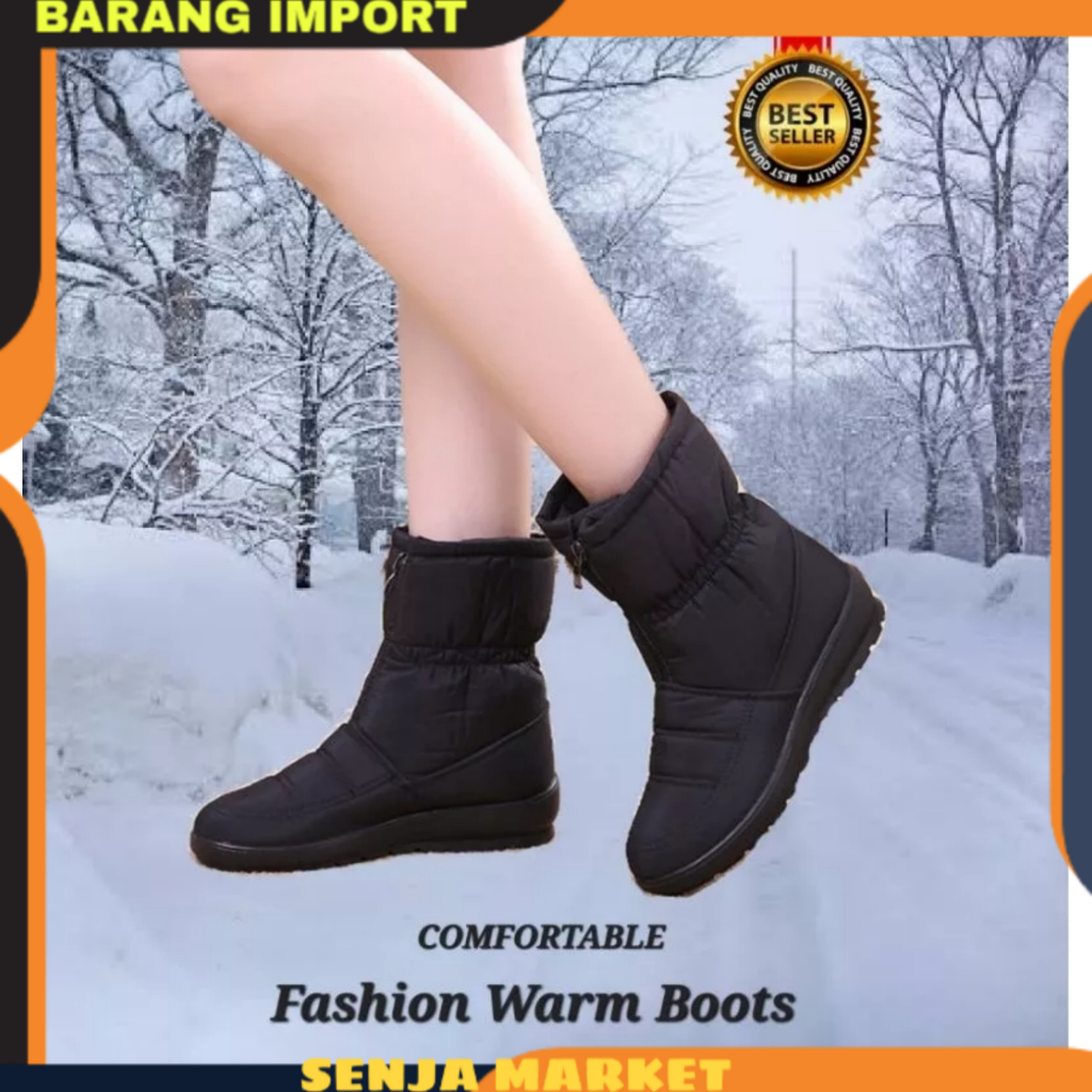 Jual Sepatu bots winter boots boot bot musim dingin salju tebal