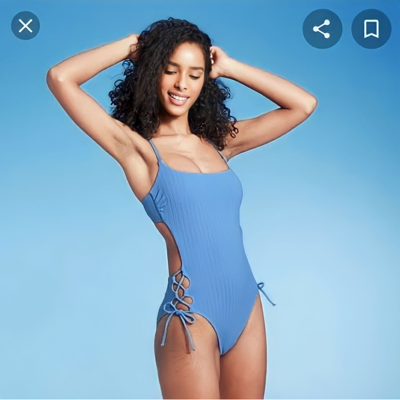 One piece swimsuit shopee on sale