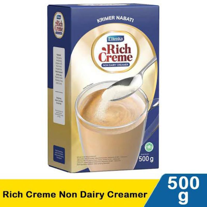 Jual ellenka rich creme non dairy creamer 500 gr/ bubuk krimer nabati