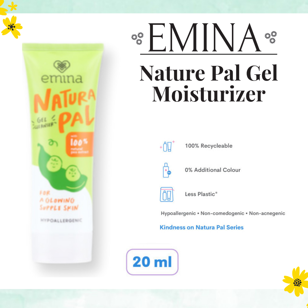 Jual Emina Natura Pal Gel Moisturizer 20ml Pelembab Wajah Shopee