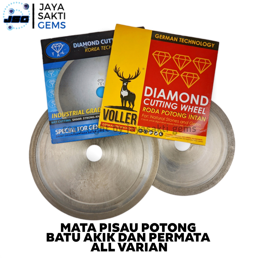 Jual Mata Pisau Potong Batu Akik Dan Permata All Varian Inch Diamond Cutting Wheel