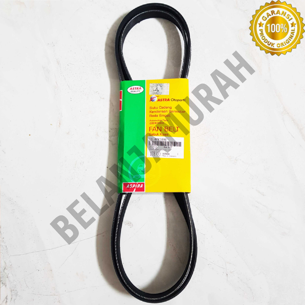 Jual Fan Belt / Tali Kipas Avanza / Xenia Old Lama 2011 kebawah 1.3 1300cc 4PK1890 Aspira Asli