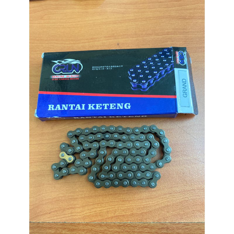 Jual (CRUN) Rantai Keteng Set Grand 25H-84 Supra / Roll Keteng Set ...
