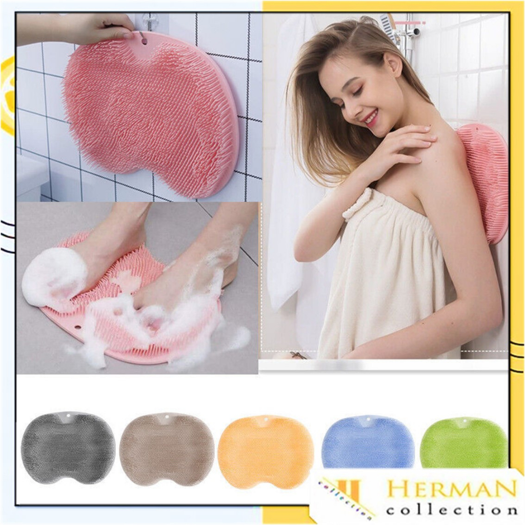 Jual Hc Body Scrubber Alat Pembersih Punggung Sikat Badan Silikon Sikat Punggu Tempel Alat