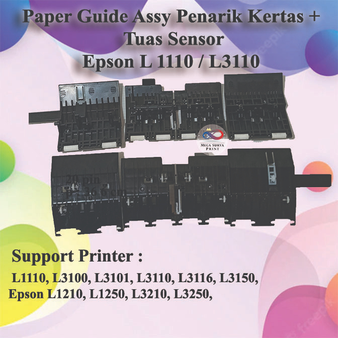 Jual Paper Guide Assy Penarik Kertas + Tuas L1110 l1210 l3110 L3210 ...