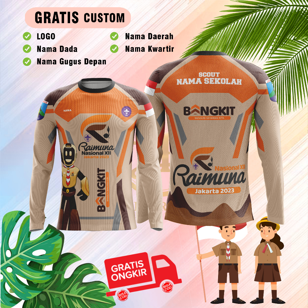 Jual JERSEY PRAMUKA RAIMUNA/JERSEY PRAMUKA FULL PRINTING/JERSEY ...