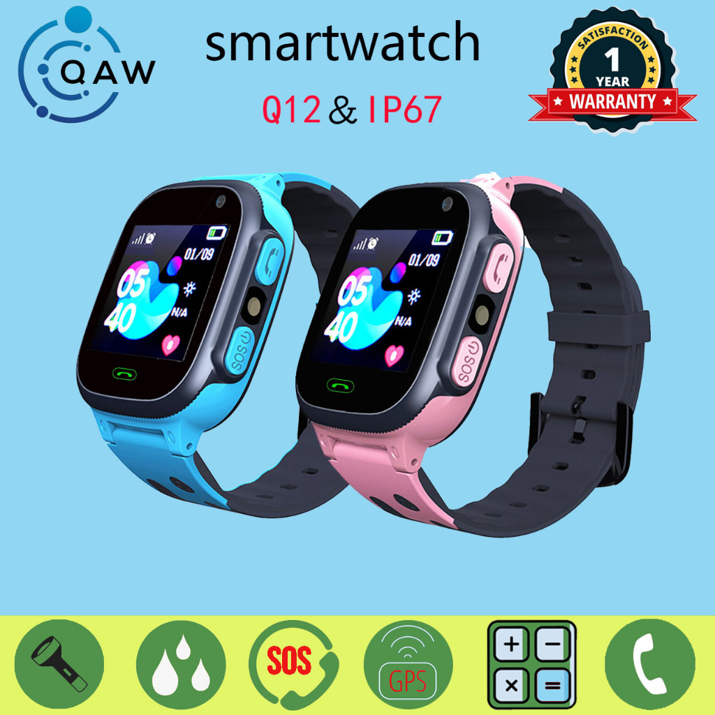 Jual Smartwatch Anak IP67 GPS Emergency Call Multifungsi Jam Digital ...