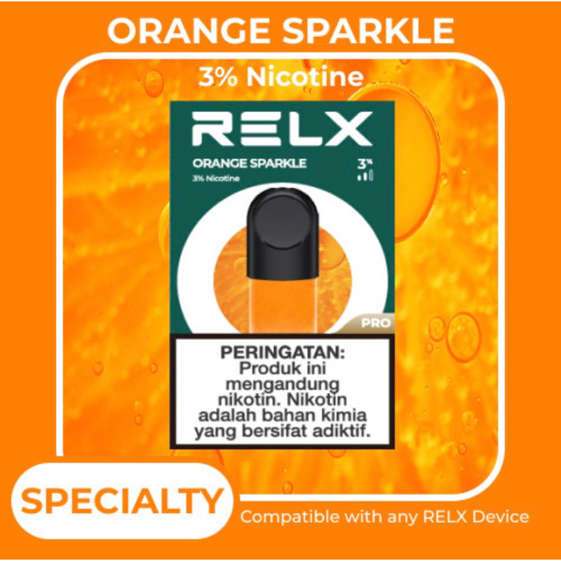 Jual RELX Pod Pro - Rasa Orange Sparkle (Isi 1 Pod) | Shopee Indonesia