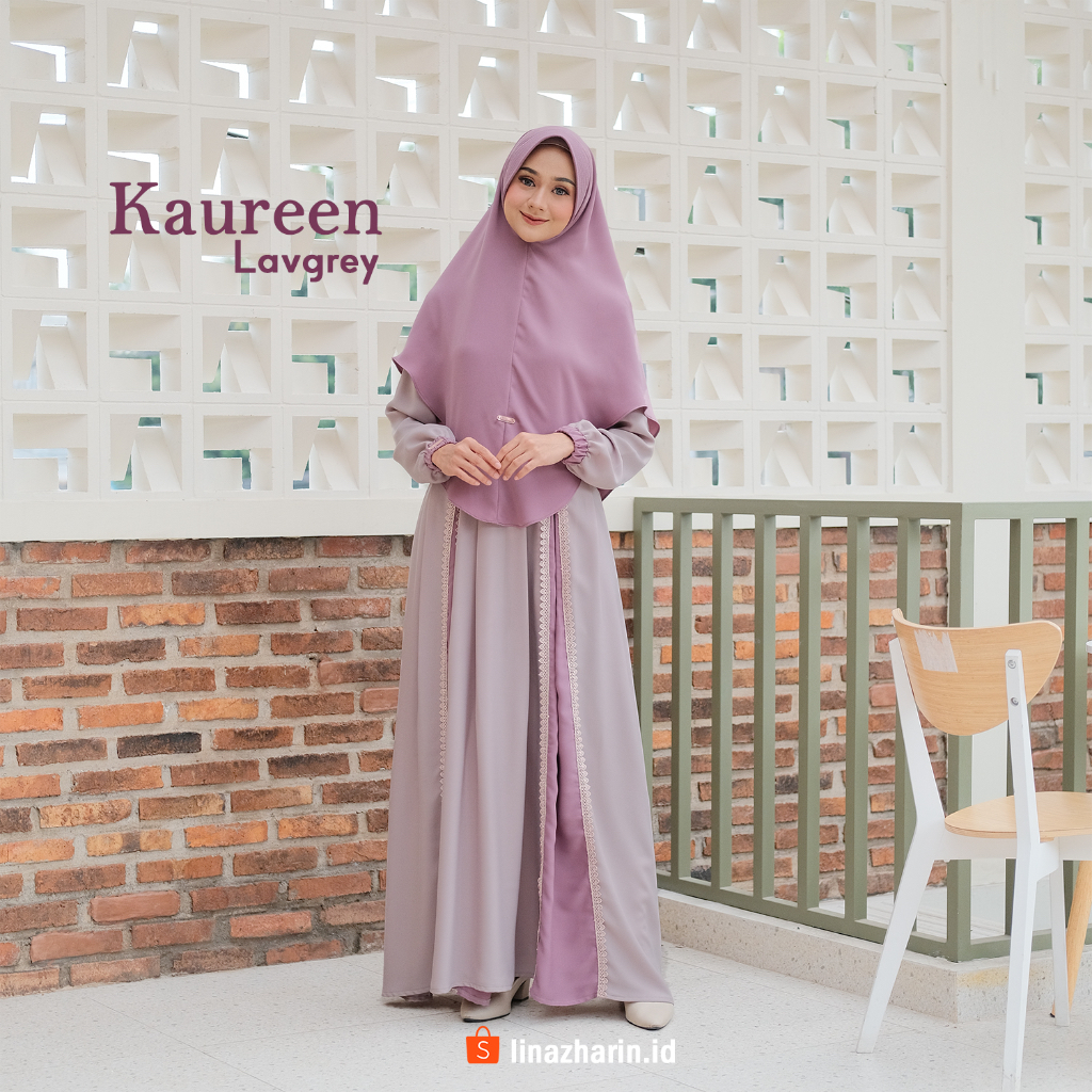 Jual Linazharin Kaureen Series Dress Set Khimar Gamis And Khimar