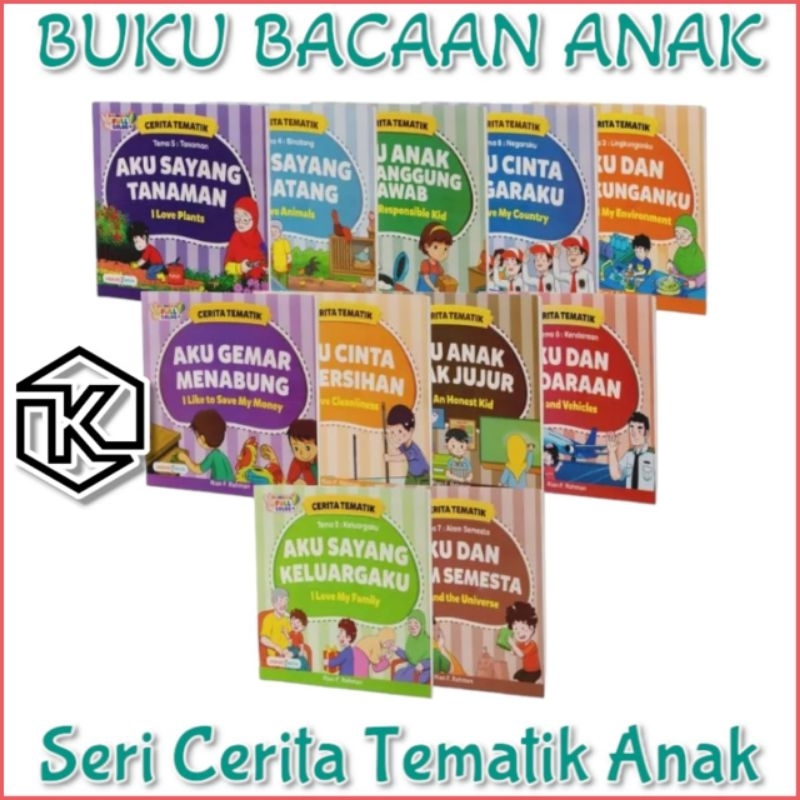 Jual Buku Cerita Anak Seri Cerita Tematik| Buku Bacaan Anak | Buku ...