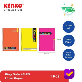 Jual KENKO NOTE BOOK KENKO A5-RN + | Shopee Indonesia