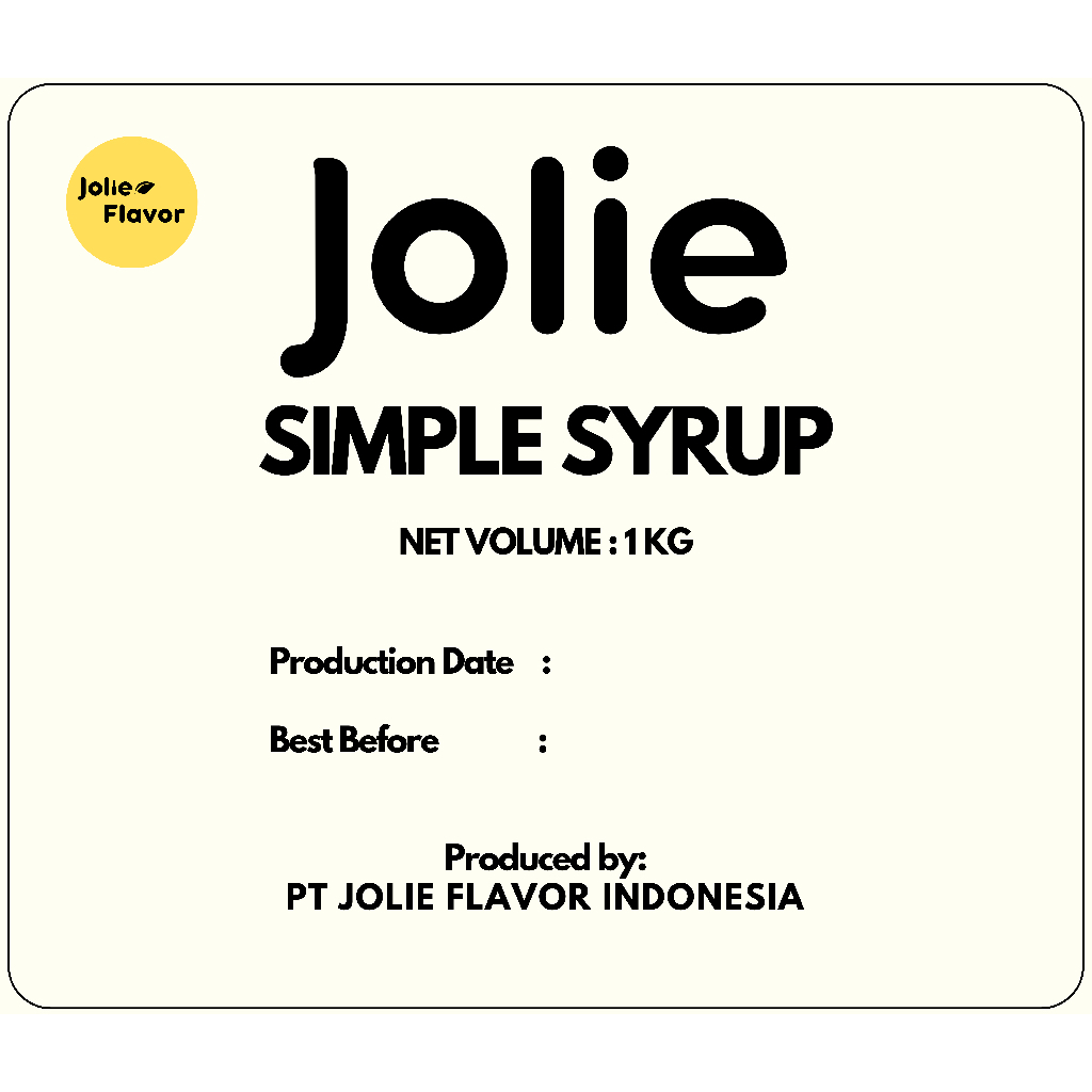 Jual Simple Syrup / Gula Rafinasi Cair 1 KG | Shopee Indonesia
