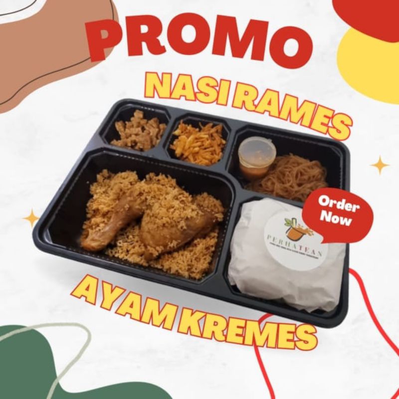 Jual NASI RAMES AYAM KREMES | Shopee Indonesia