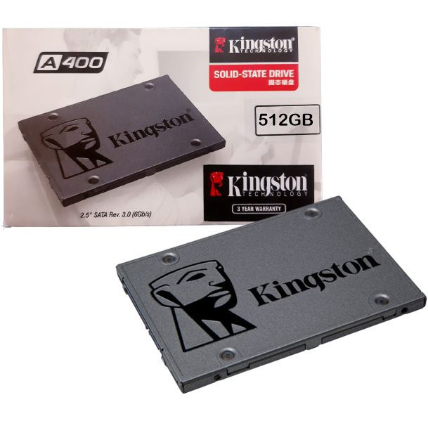 Jual SSD KINGSTON 512GB A400 SATA III - KINGSTON SSD A400 512GB GARANSI ...