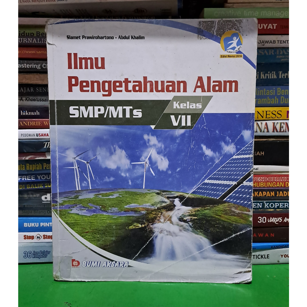 Jual BUKU BEKAS ILMU PENGETAHUAN ALAM SMP KELAS 1/2/3 BUMI AKSARA ...