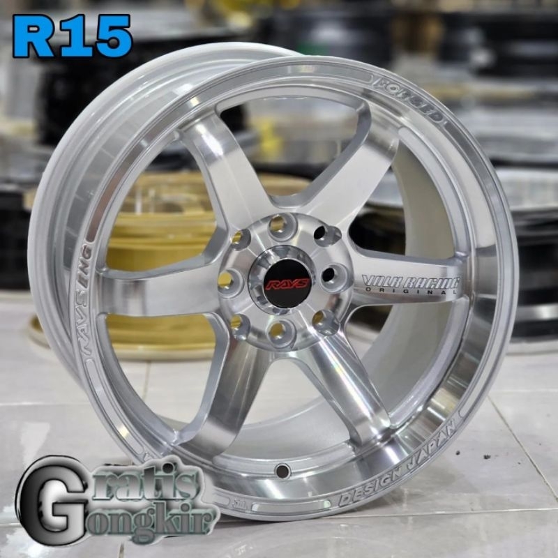 Jual velg mobil te37 rota R15x7/8,5 velg racing murah ring 15 yaris ...