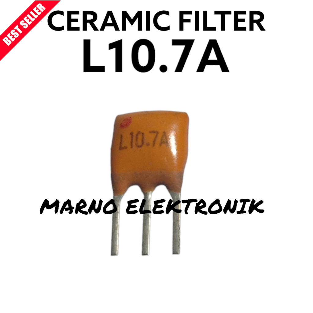 Jual CERAMIC FILTER CF L10.7A CF10.7 CF L10,7S CF10,7 3PIN KAKI 3 UNTUK ...