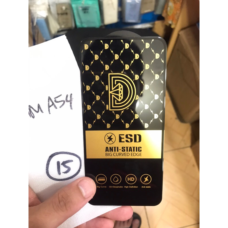 Jual TEMPERED GLASS ANTISTATIC YANG FULL BAGUS SAMSUNG A54 5G ( KHUSUS
