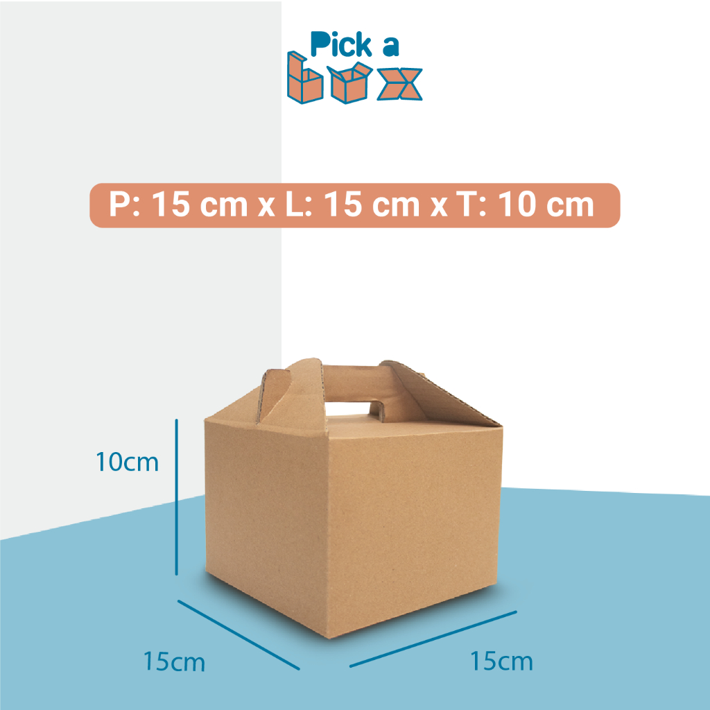 Jual GABLE BOX/ BOX JINJING/ BOX HAMPERS (15x15x10cm) | Shopee Indonesia