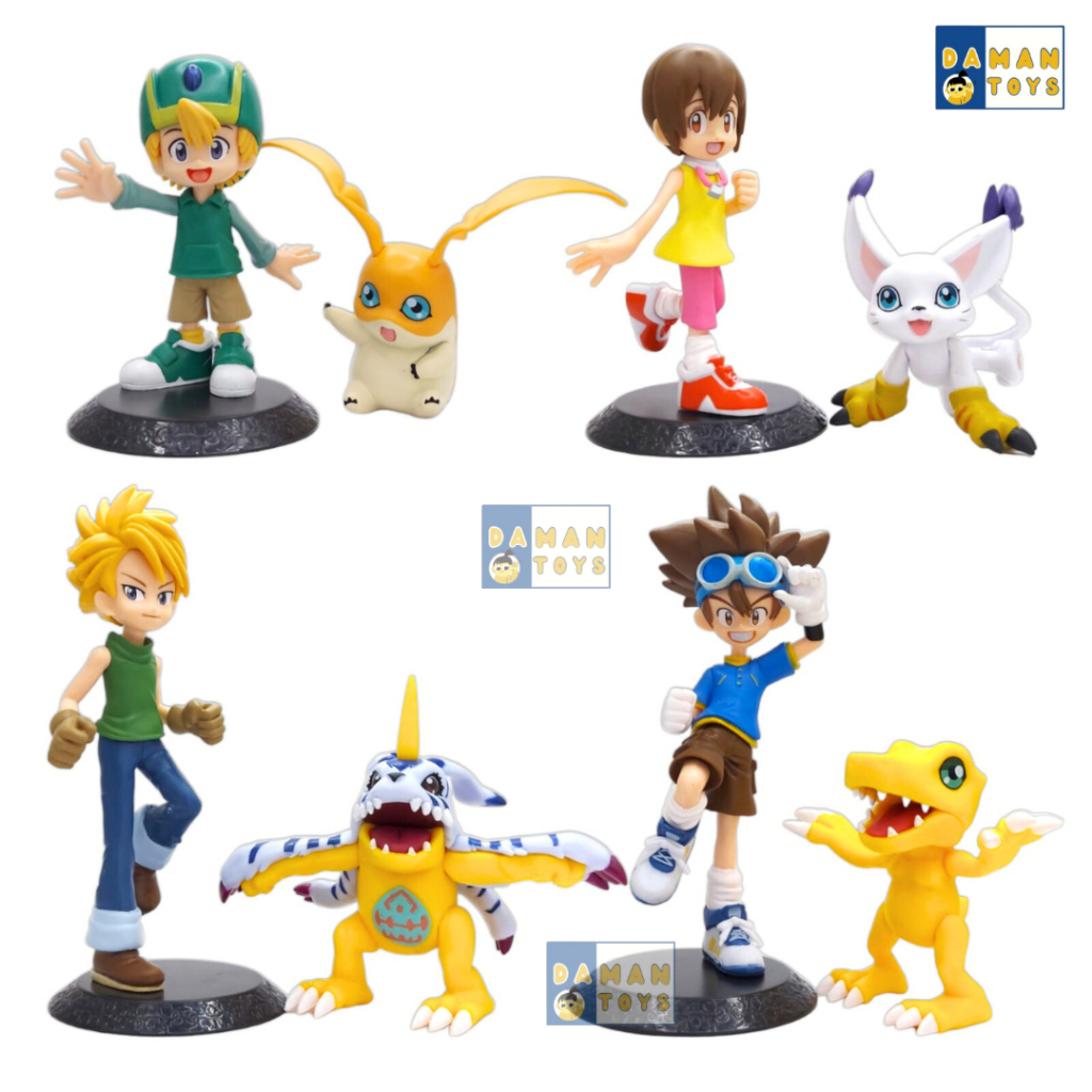 Jual Anime Figure Digital Digimon Adventure set 8 pcs Taichi Yamato