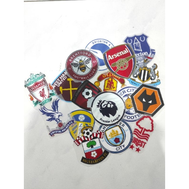 Jual Stiker Sablon Logo Club Sepak Bola DTF Mesin Besar Pekat Tajam ...