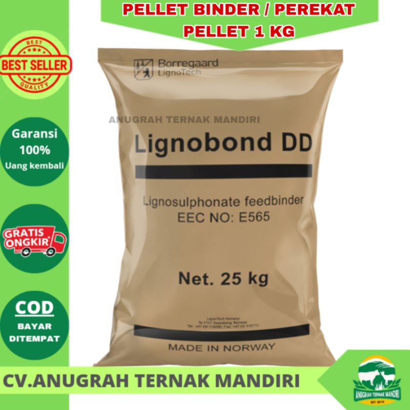 Jual LIGNOBOND DD | PELLET BINDER PEREKAT PELLET UNTUK PAKAN 1KG