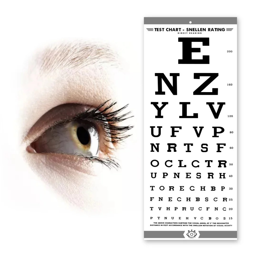 Jual Snellen Chart Test / Bagan Snellen Tes Kesehatan Mata | Shopee ...