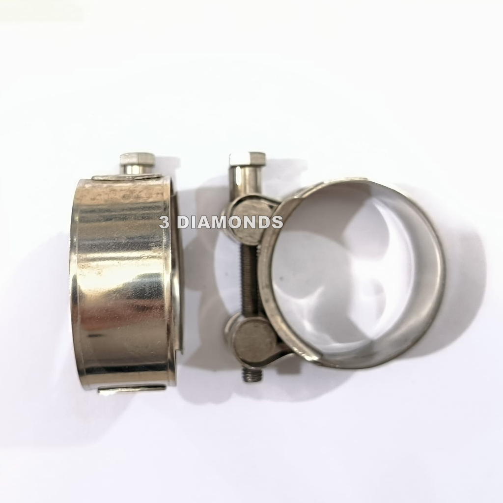 Mikalor Stainless Exhaust Clamp – 68mm To 73mm – For Dual Sport Motorcycles
