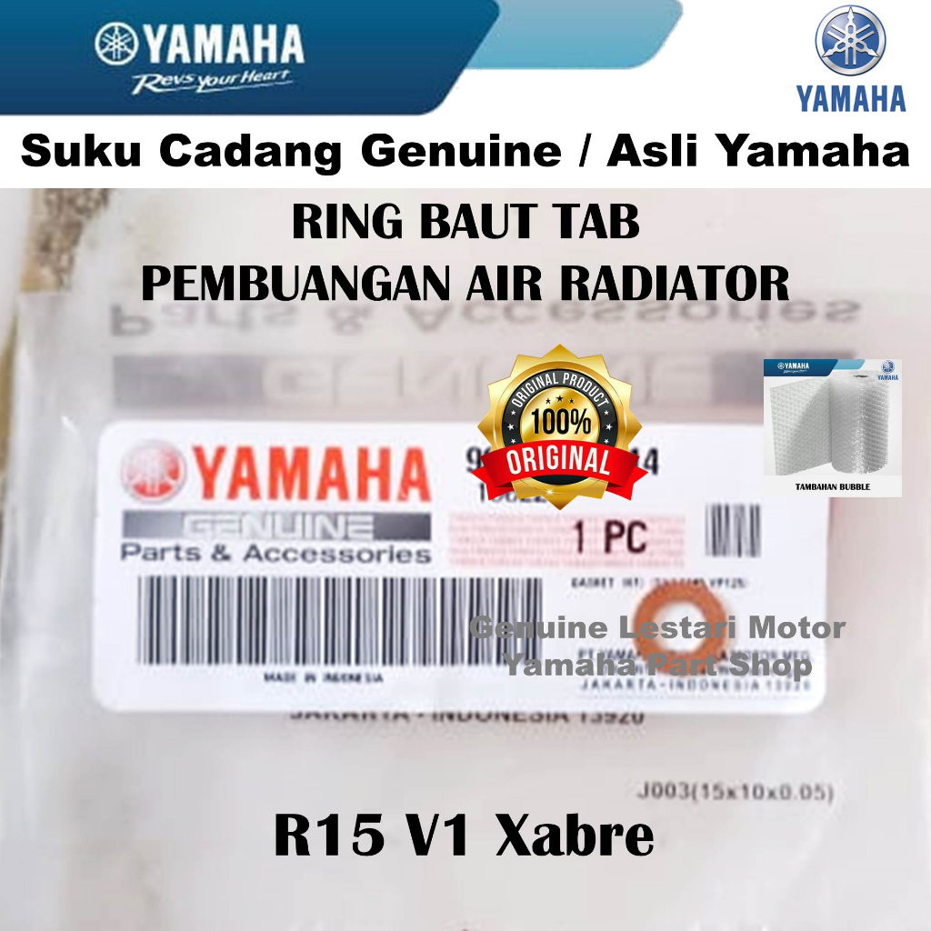 Jual Ring Baut Tab Pembuangan Air Radiator Xabre R15 V1 Asli Yamaha ...