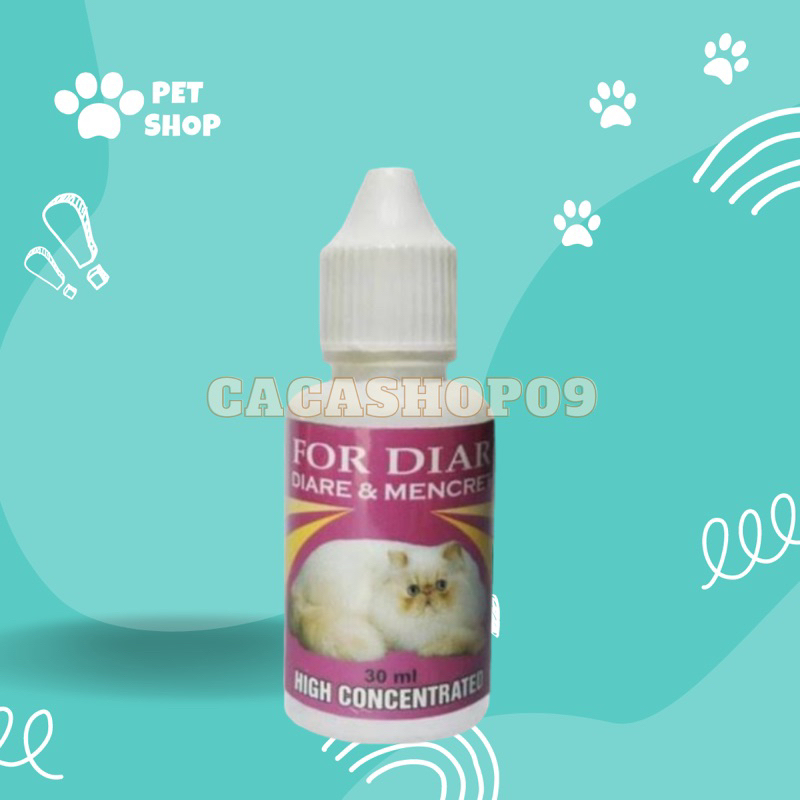 Jual FOR DIAR CAT Obat Diare Dan Mencret Kucing Peradangan Lambung