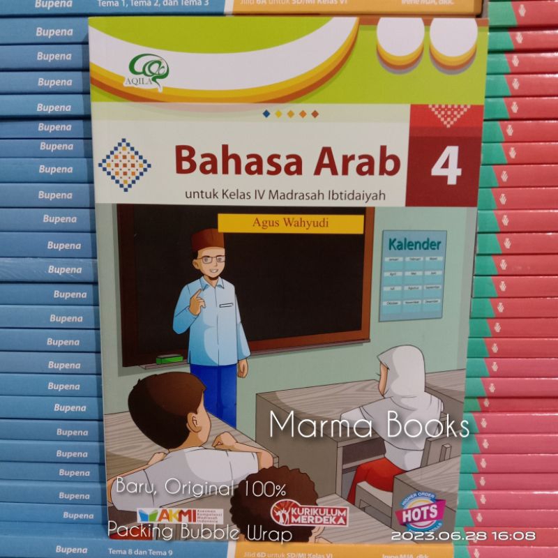 Jual Buku Bahasa Arab Kelas 4 MI Kurikulum Merdeka AKM HOTS Aqila ...