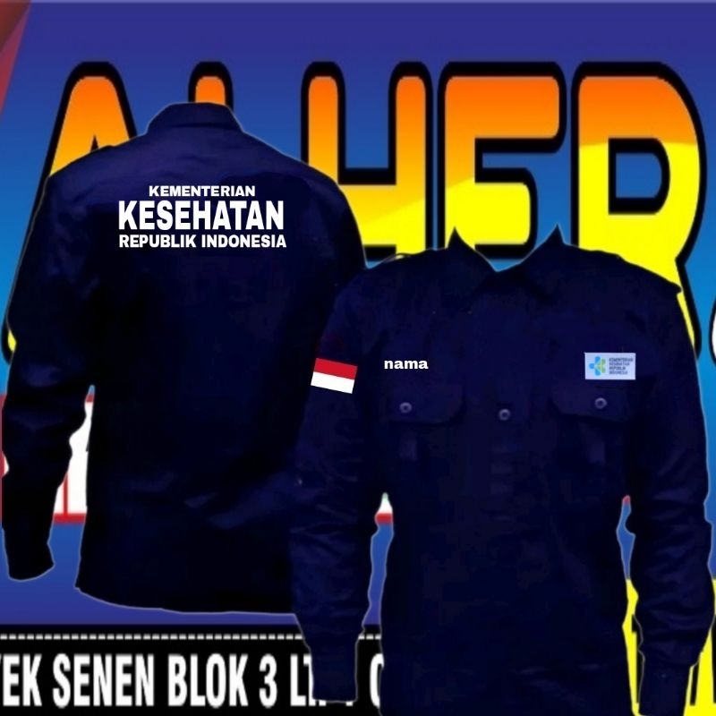 Jual Kemeja Kemenkes Baju Kemenkes Seragam Kemenkes Pdh Kemenkes Pdl