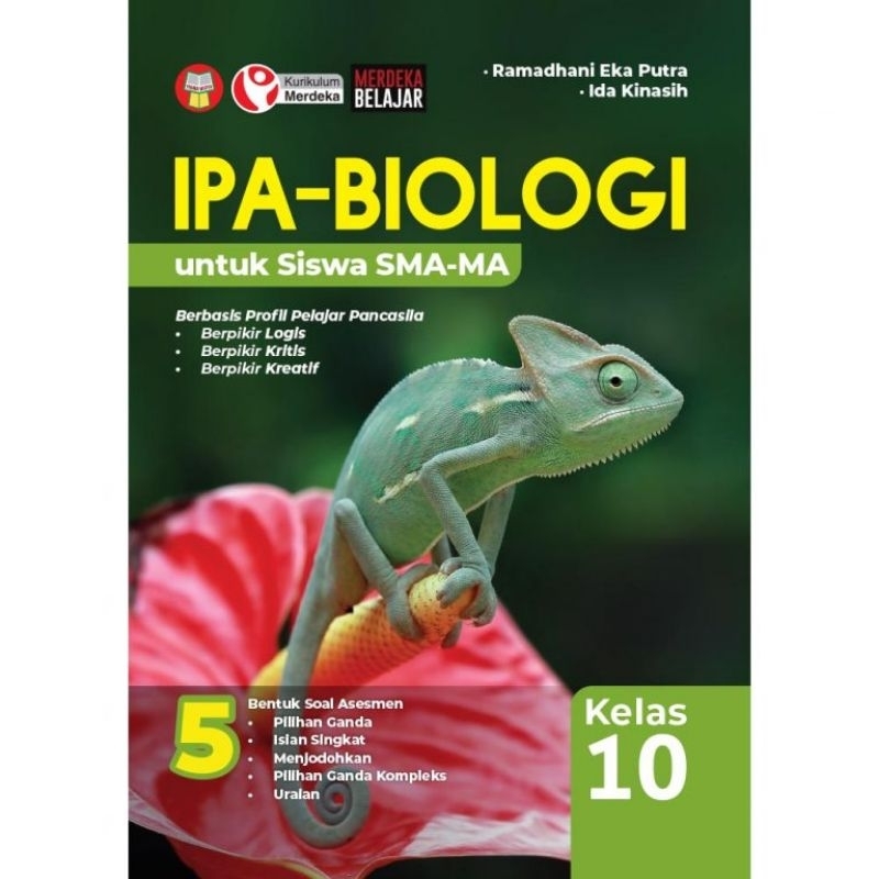 Jual BUKU KURIKULUM MERDEKA IPA-BIOLOGI UNTUK SISWA SMA-MA KELAS 10 ...