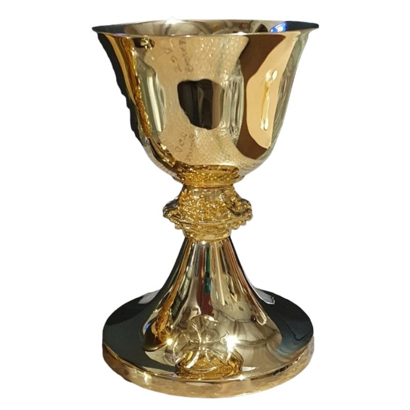 Jual Piala Ekaristi Lapis Emas/Kasula Imam Romo Katolik/Tinggi 17 cm ...
