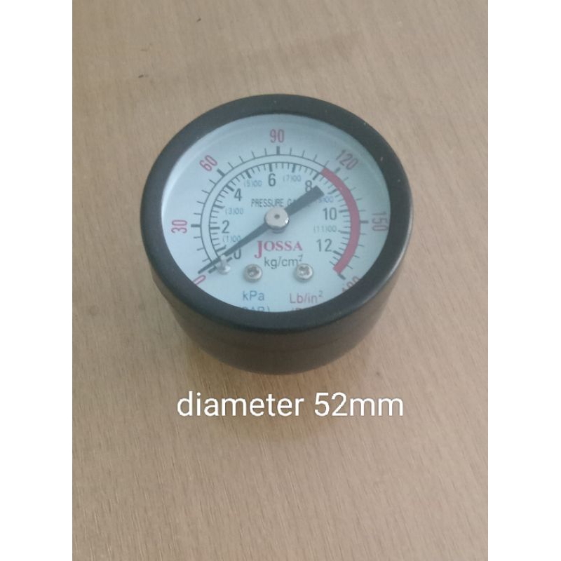 Jual manometer kompresor 1/8',diameter Drat kecil (52mm) Shopee Indonesia