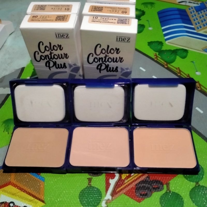 Jual ~Damar~ BEDAK REFILL INEZ COLOR CONTOUR PLUS | Shopee Indonesia