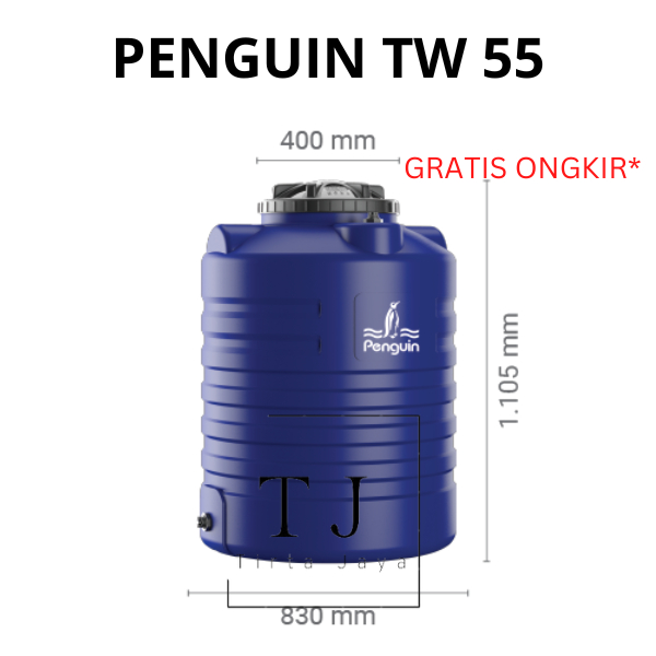 Jual Tangki Air PENGUIN TW 55 500 L Toren Air Tandon Air Tangki ...