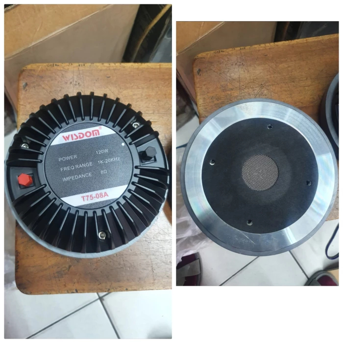 Jual Driver Tweeter Wisdom T75-08A - T7508A Original | Shopee Indonesia