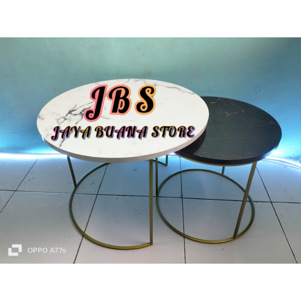 Jual meja Set aesthetic Meja Ruang Tamu Furniture Minimalis Meja tamu