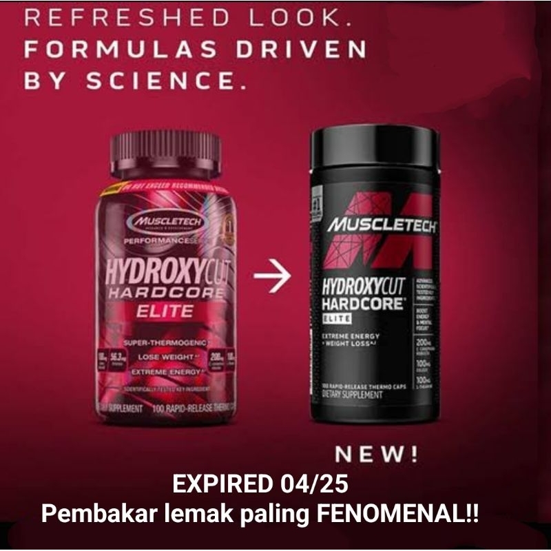 Jual Muscletech Hydroxycut Elite 100 Capsules Pembakar Lemak Shopee