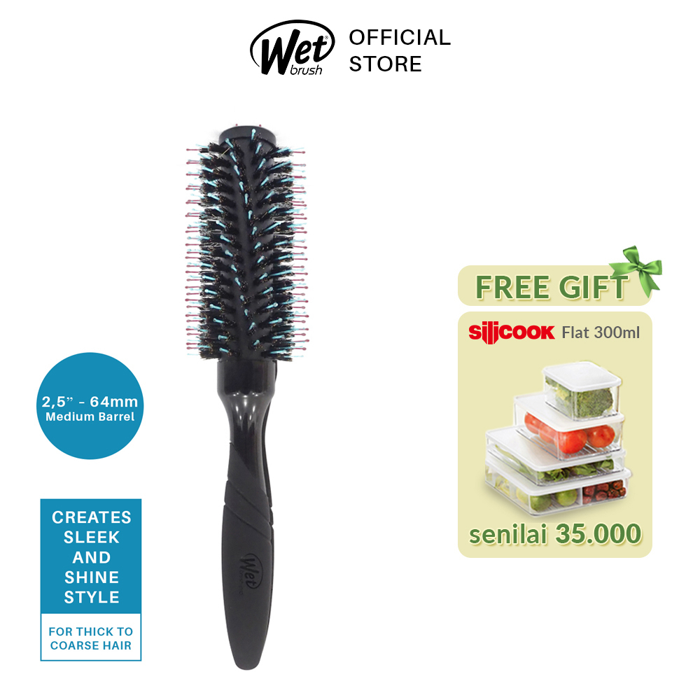 Jual The Wet Brush Round Brush SMOOTH & SHINE 2.5" Thick/Course
