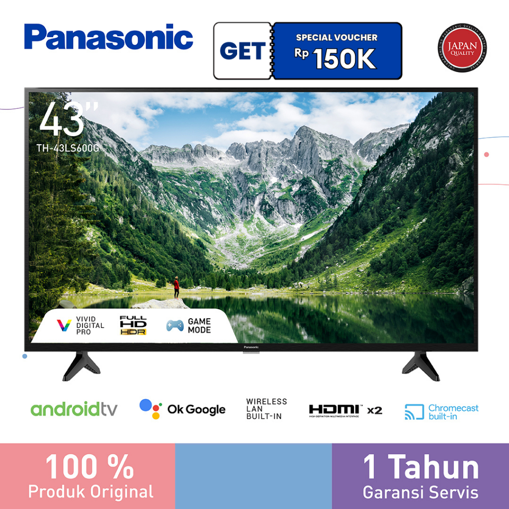 Jual Panasonic TH 43LS600G LED FHD TV 43 Inch Shopee Indonesia