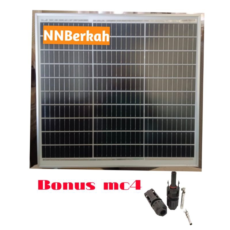 Jual Solar Panel Original Maysun 50Wp Mono Solar Cell Panel Surya ...