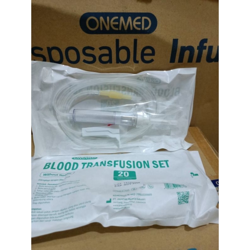 Jual Blood Transfusion Set/Bloodset Onemed | Shopee Indonesia