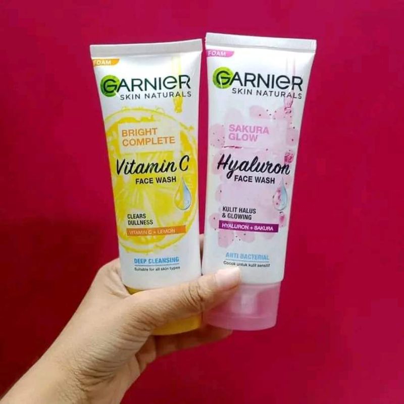 Jual GARNIER BRIGHT COMPLETE BRIGHTENING FACE WASH 100ML FACIAL WASH
