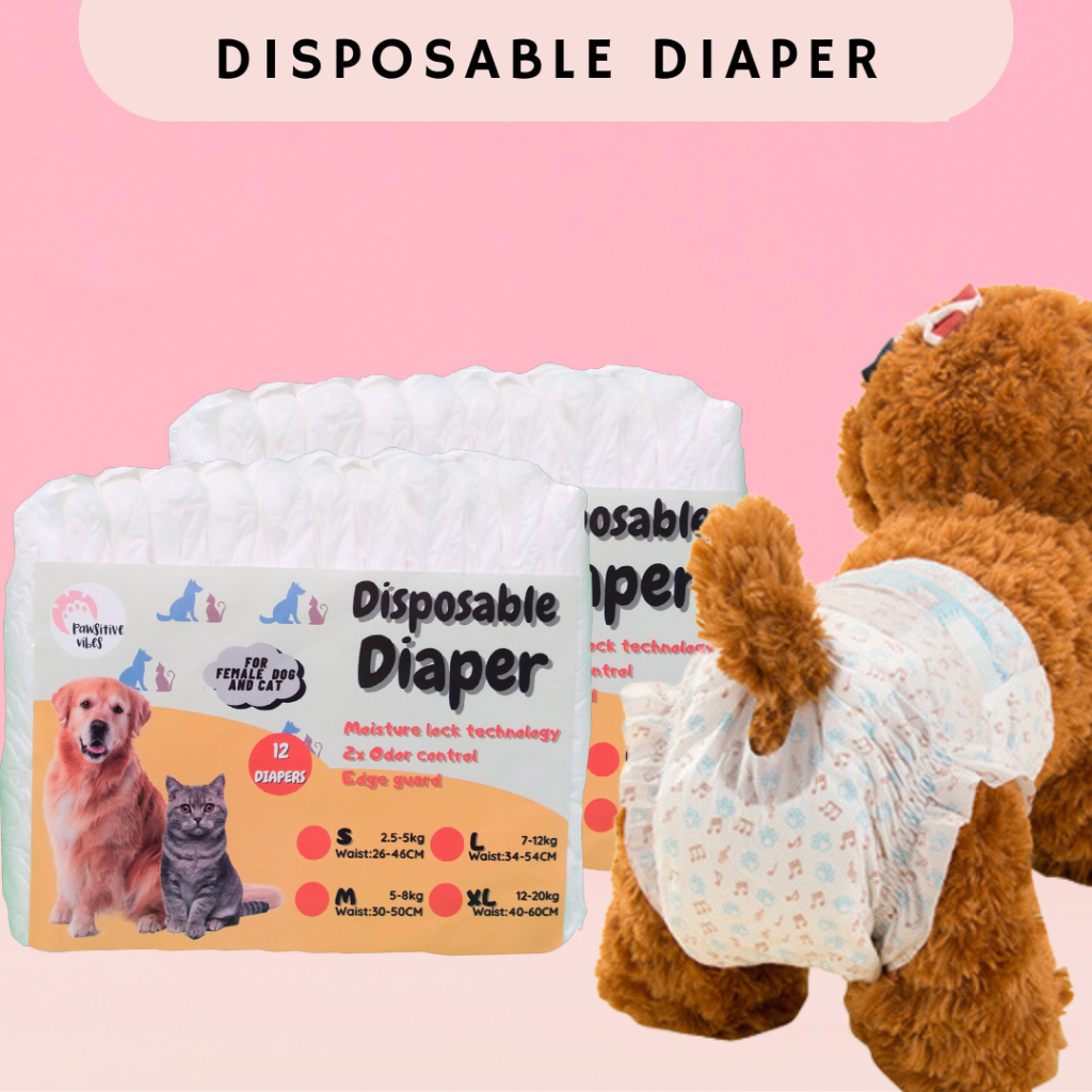 Jual POPOK BETINA JANTAN DIAPERS ANJING KUCING DOG DISPOSABLE BELLY