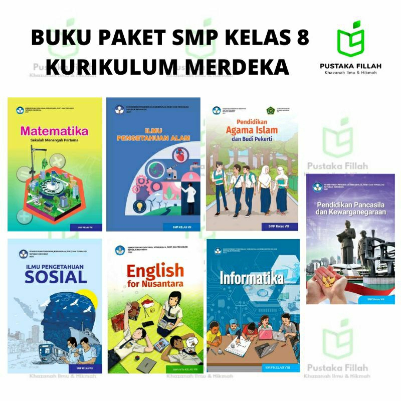 Jual BUKU PAKET SMP KELAS 8 KURIKULUM MERDEKA 100% BARU & ORIGINAL ...