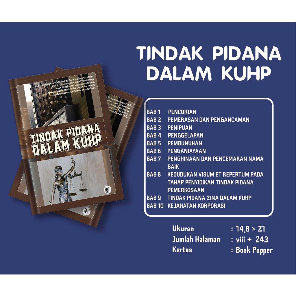 Jual BUKU TINDAK PIDANA DALAM KUHP | Shopee Indonesia