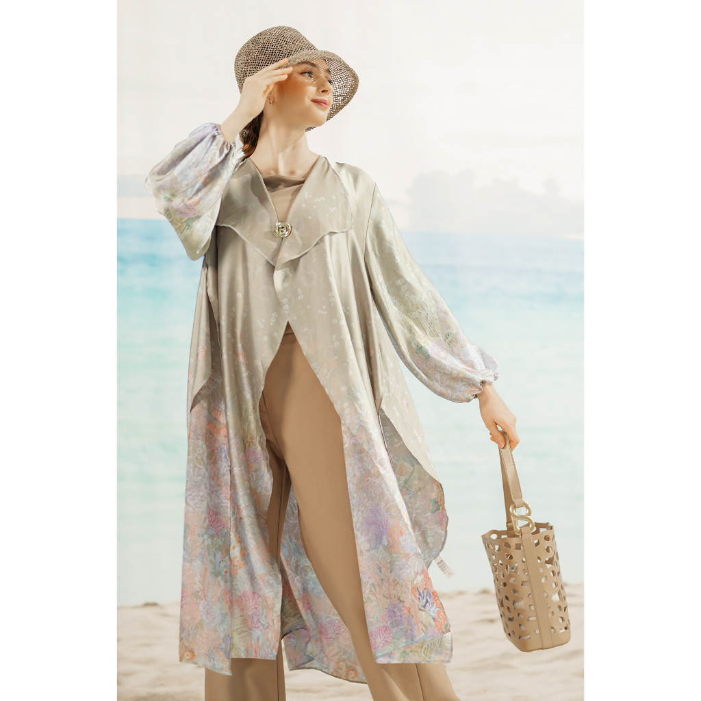 Aquarielle Outer - Grey Purple main image 1
